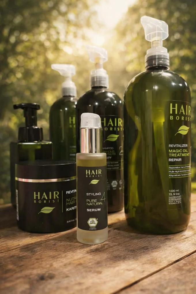 Gamme de soins capillaires naturels Hairborist utilisée pour les Head Spa